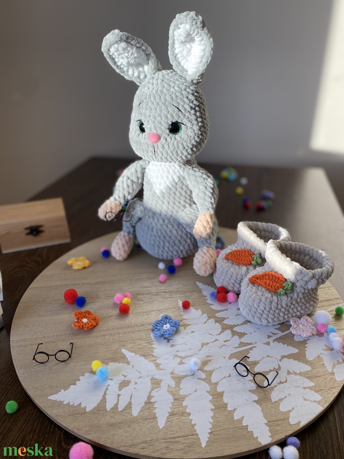 Horgolt Nyuszi  - játék & sport - plüssállat & játékfigura - nyuszi - Meska.hu