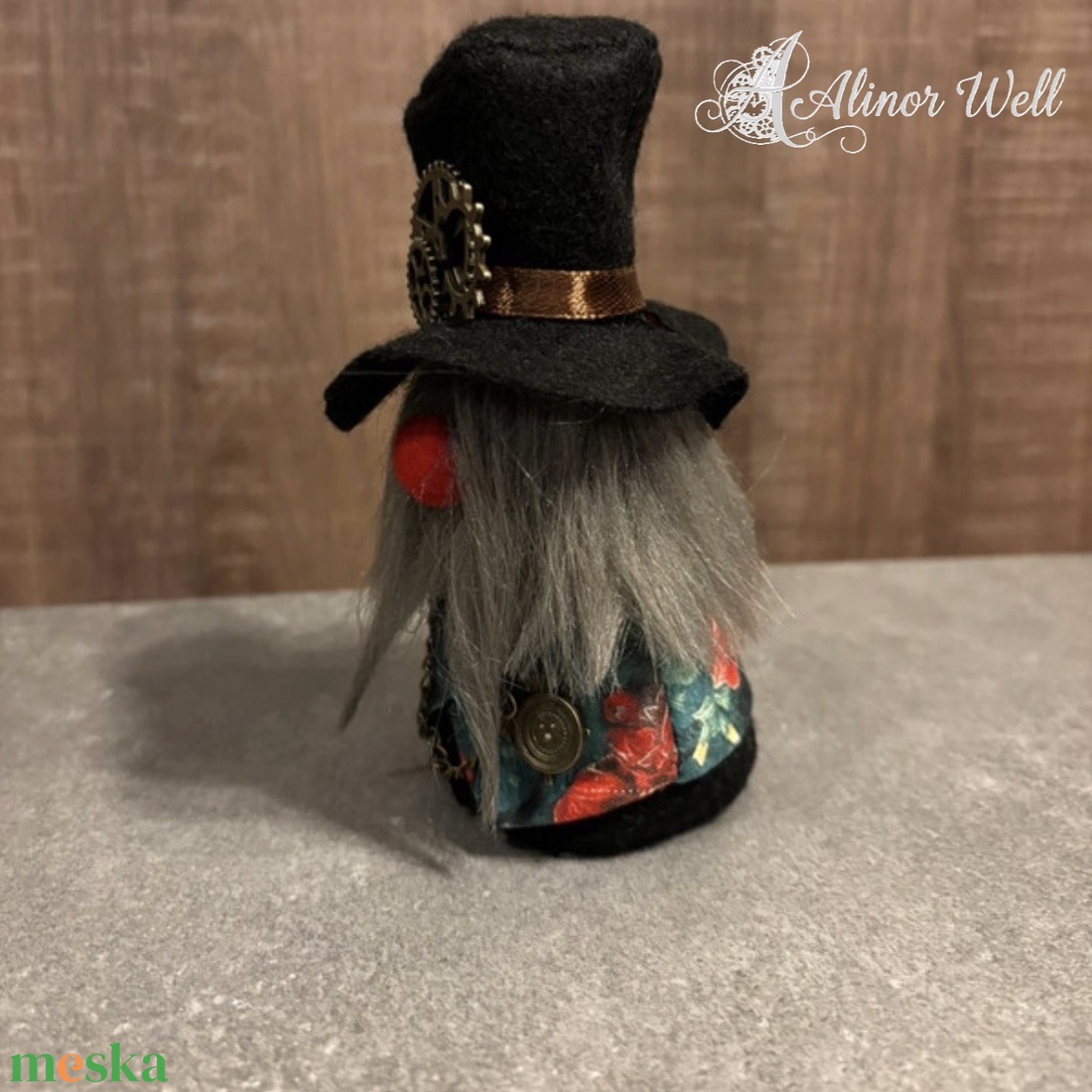 Thaddeus Bakony, a steampunk manó - játék & sport - plüssállat & játékfigura - manó - Meska.hu