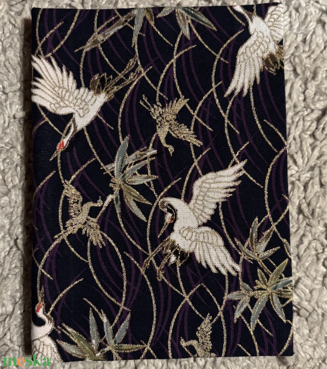 Textilborítós füzet - otthon & életmód - papír, írószer - jegyzetfüzet & napló - Meska.hu