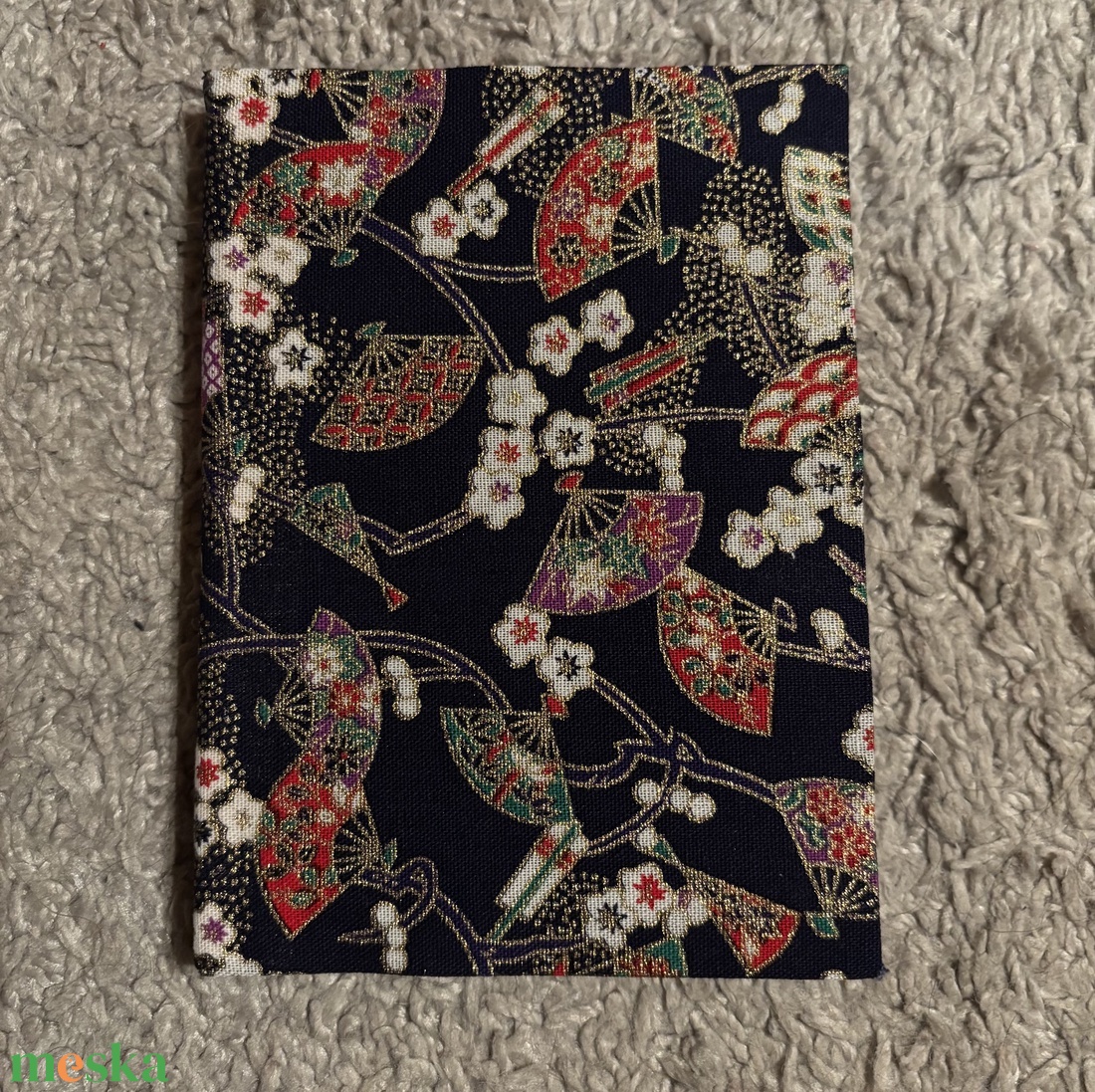 Textilborítós füzet - otthon & életmód - papír, írószer - jegyzetfüzet & napló - Meska.hu