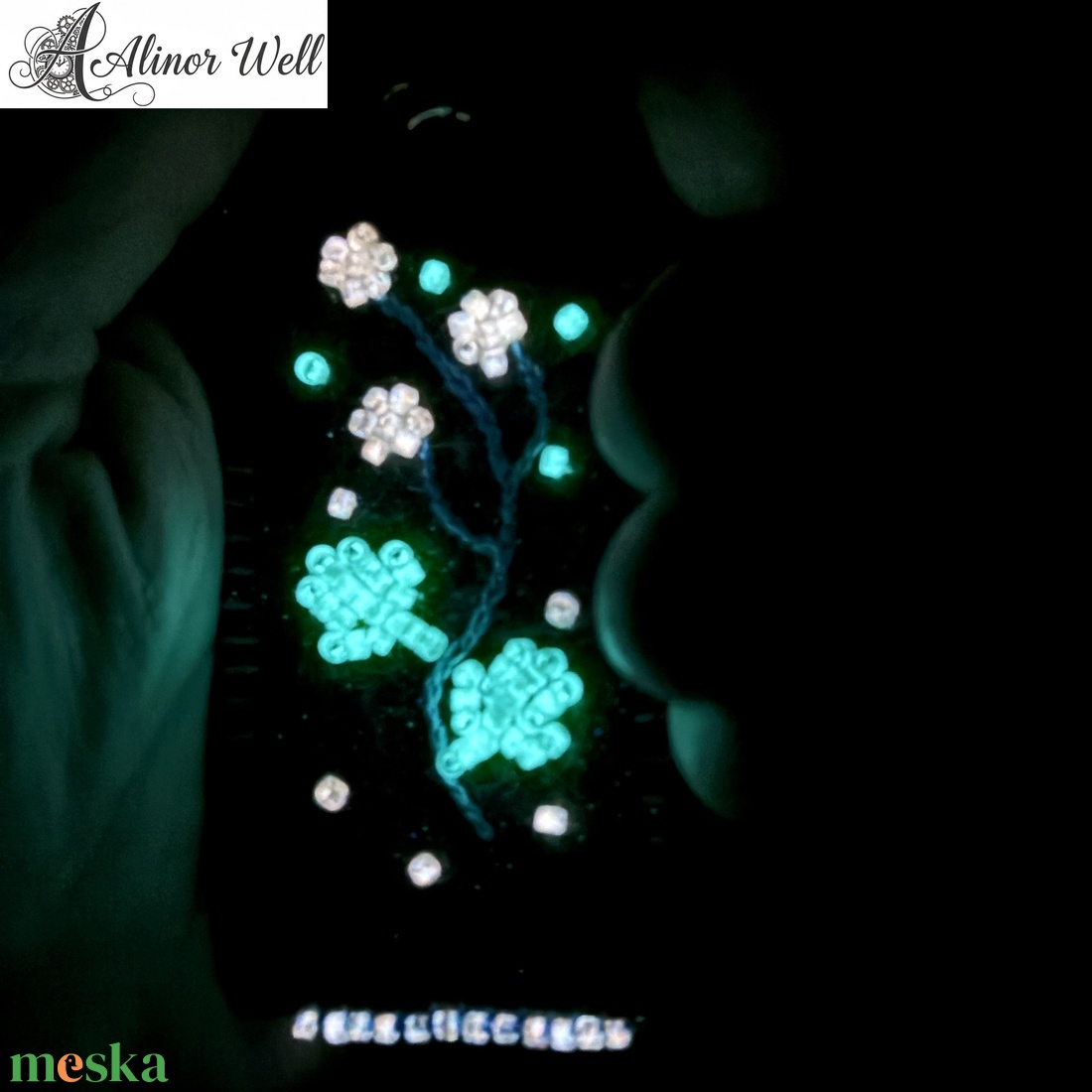 Sötétben világító kulcstartó dísz - táska & tok - kulcstartó & táskadísz - kulcstartó - Meska.hu