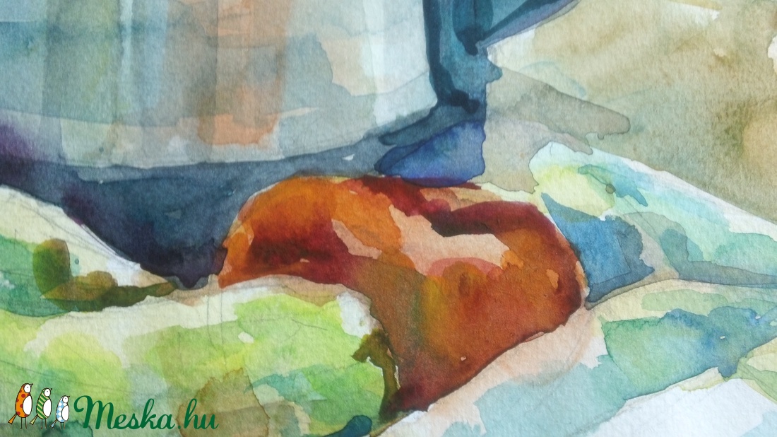Kitchen Still life, 2020 - művészet - festmény - akvarell - Meska.hu