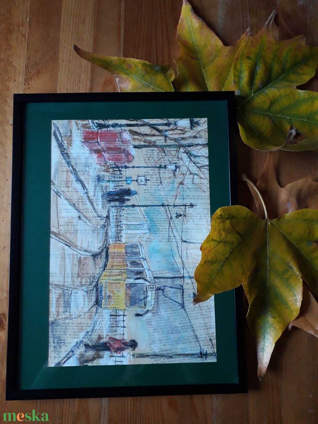 Budapest Tram #2, 2021 - művészet - grafika & illusztráció - ceruzarajz - Meska.hu