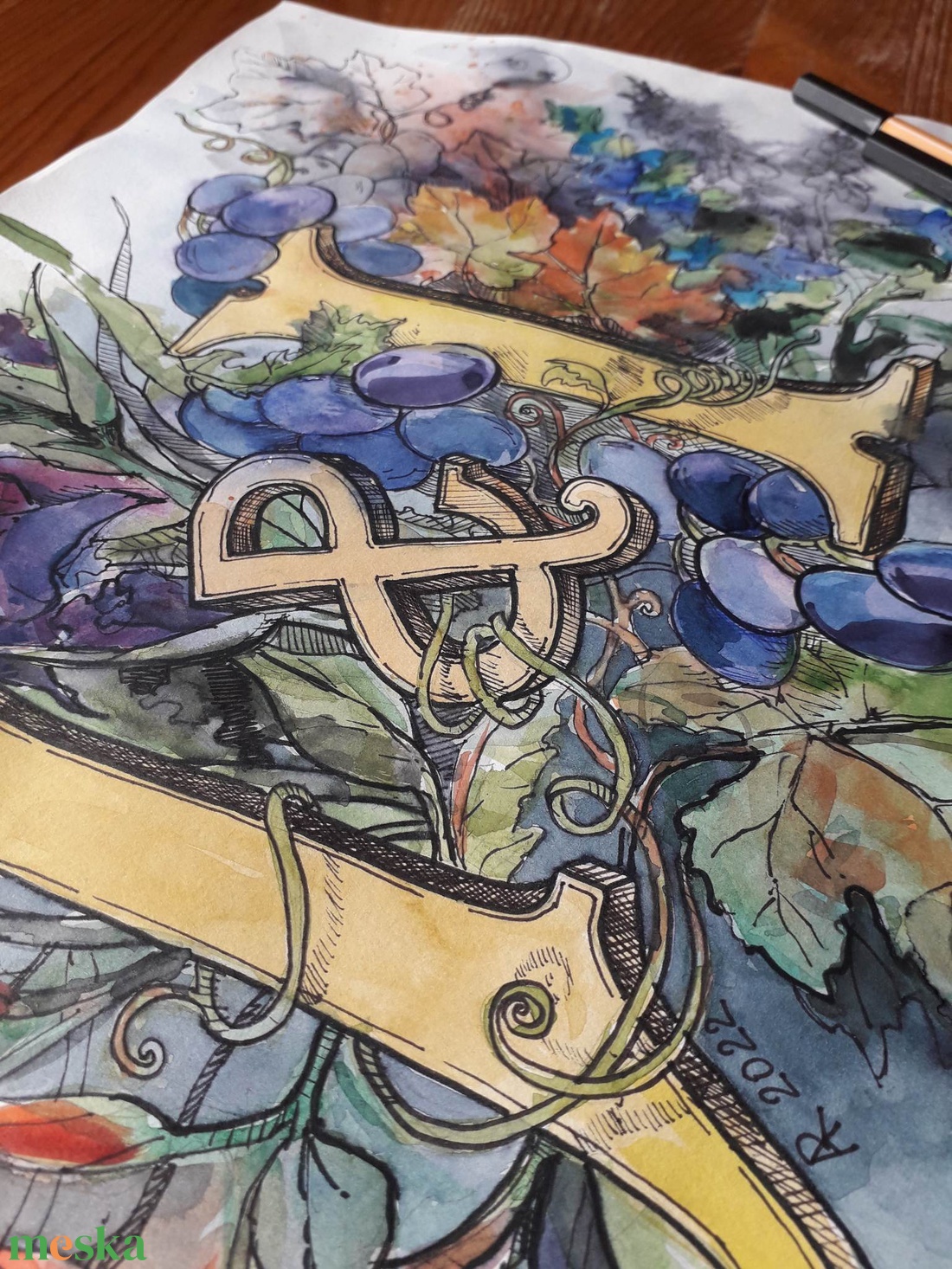 Virágos monogram egyedi megrendelésre - művészet - grafika & illusztráció - egyéb rajzok - Meska.hu Virágos monogram egyedi megrendelésre - művészet - grafika & illusztráció - egyéb rajzok - Meska.hu