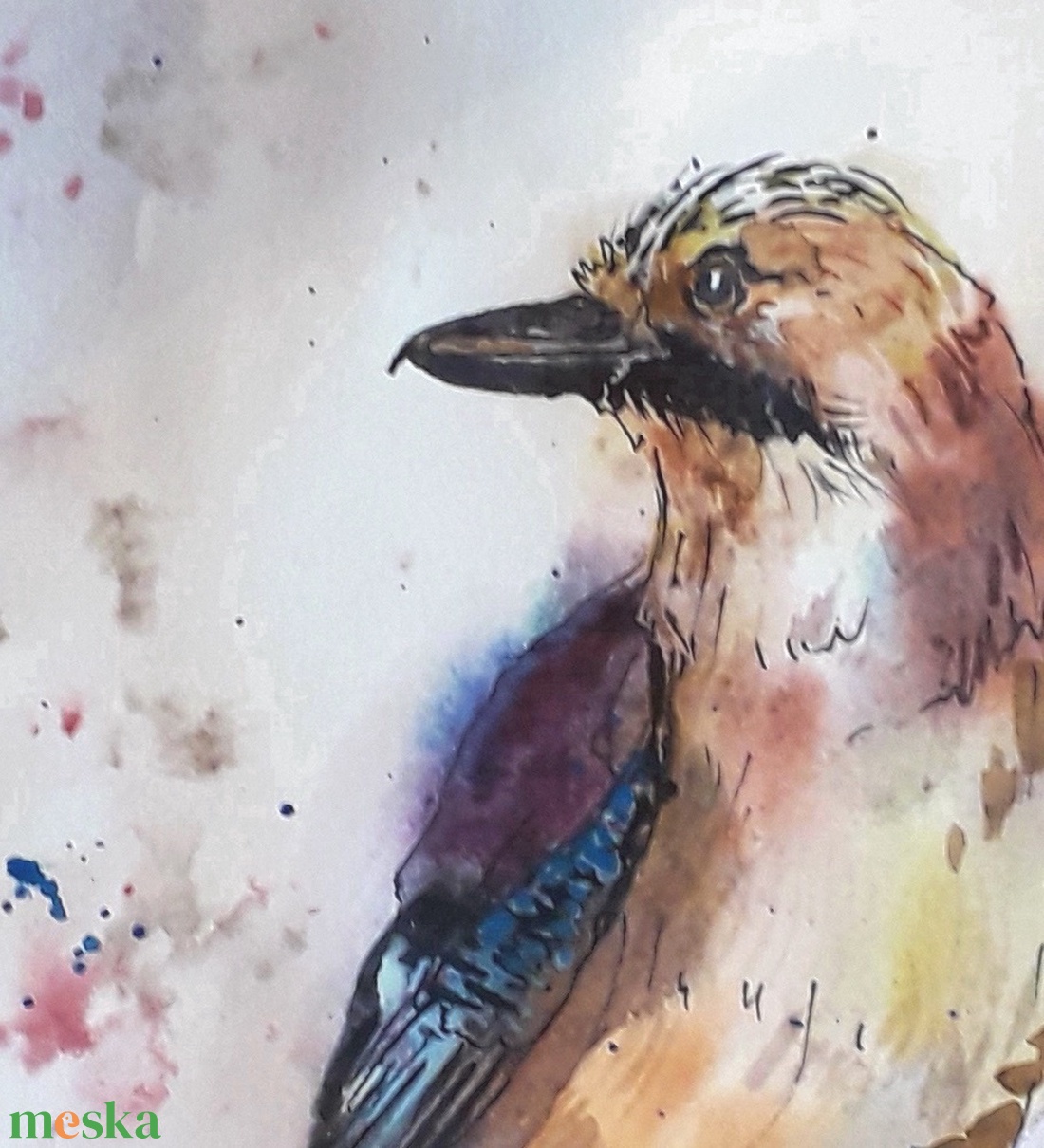 Eurasian jay (Szajkó), 2024 - művészet - festmény - akvarell - Meska.hu Eurasian jay (Szajkó), 2024 - művészet - festmény - akvarell - Meska.hu