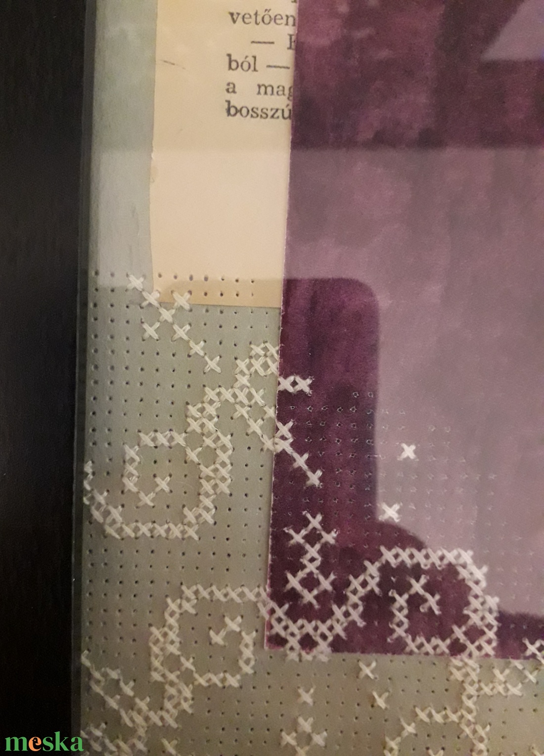 Hímzett Tavaszi Kollekció. Nárcisz.  - művészet - festmény - akvarell - Meska.hu