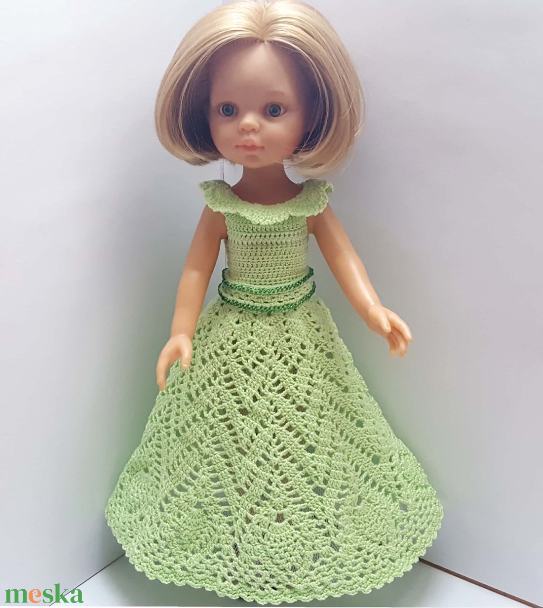 Horgolt Paola Reina babaruha - játék & sport - baba & babaház - babaruha, babakellék - Meska.hu