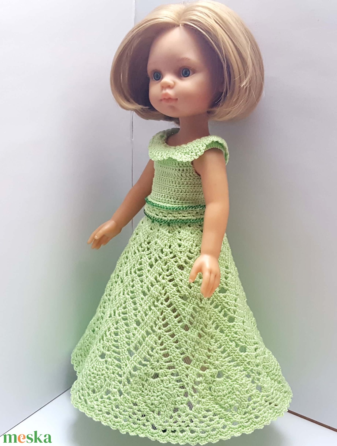 Horgolt Paola Reina babaruha - játék & sport - baba & babaház - babaruha, babakellék - Meska.hu