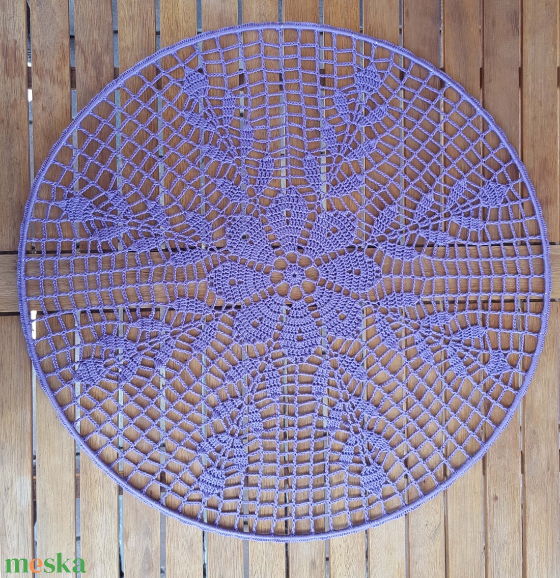 Horgolt falidísz, függődísz, ablakdísz, fali dekoráció 50 cm - otthon & életmód - dekoráció - fali és függő dekoráció - falra akasztható dekor - Meska.hu