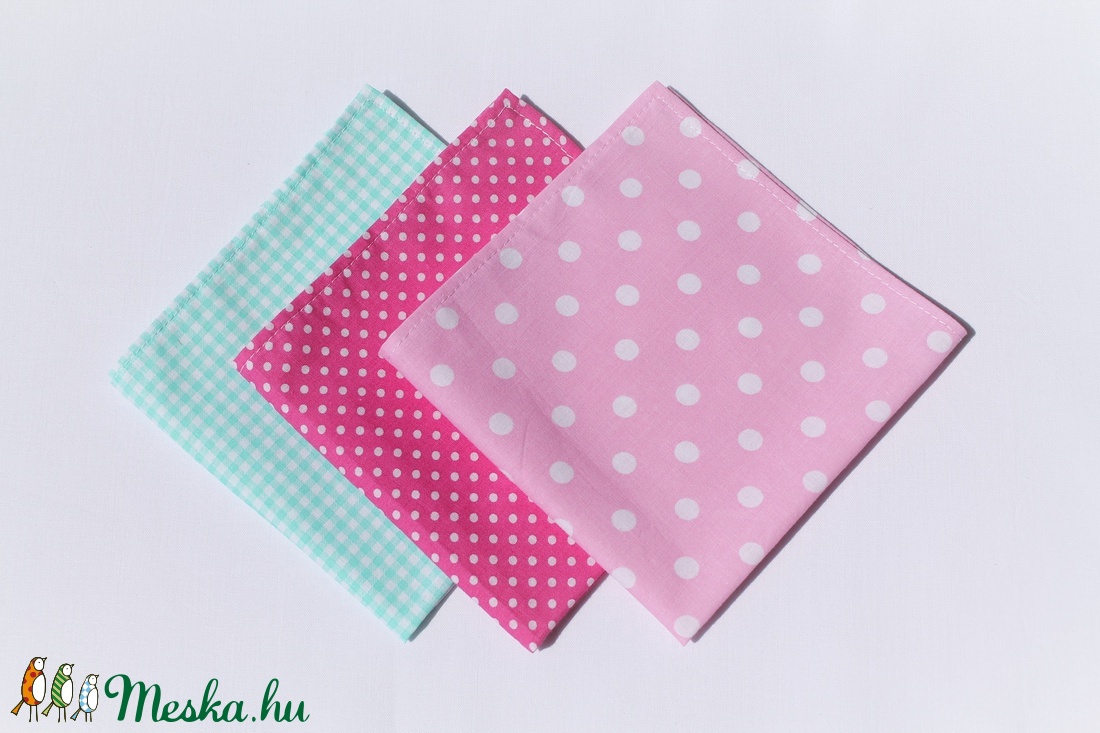 3 db textil zsebkendő egy csomagban - - Meska.hu 3 db textil zsebkendő egy csomagban - - Meska.hu