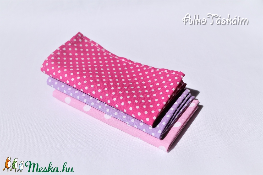 3 db textil zsebkendő egy csomagban - - Meska.hu 3 db textil zsebkendő egy csomagban - - Meska.hu