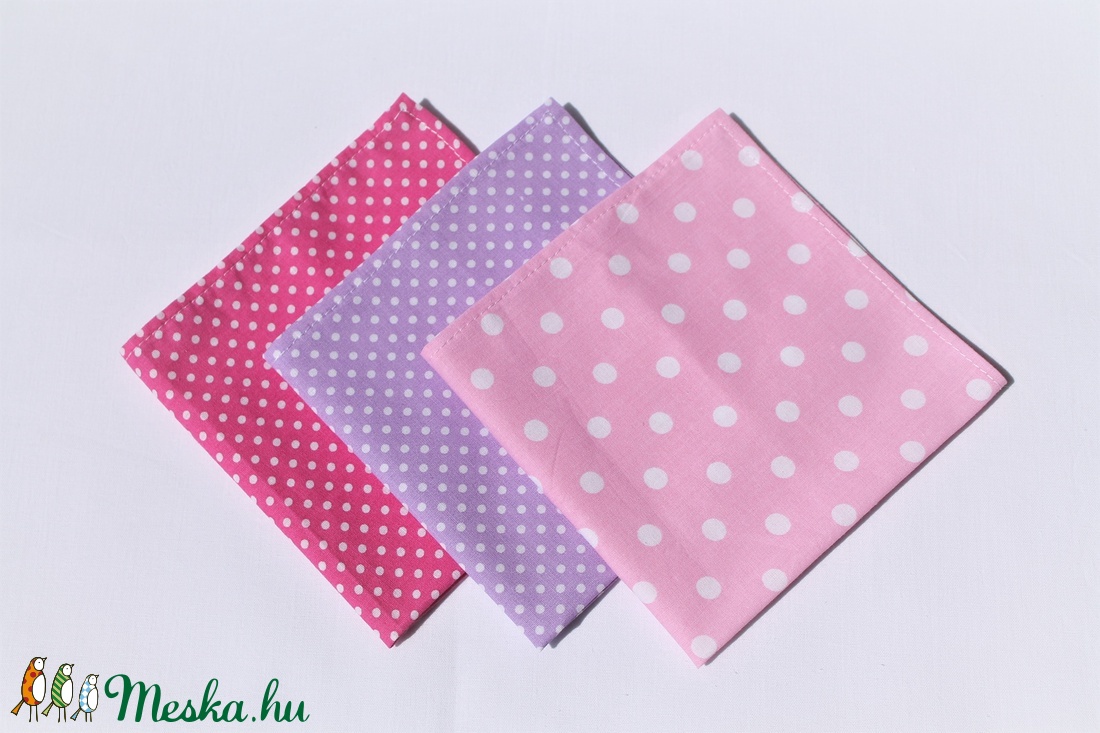 3 db textil zsebkendő egy csomagban - - Meska.hu 3 db textil zsebkendő egy csomagban - - Meska.hu