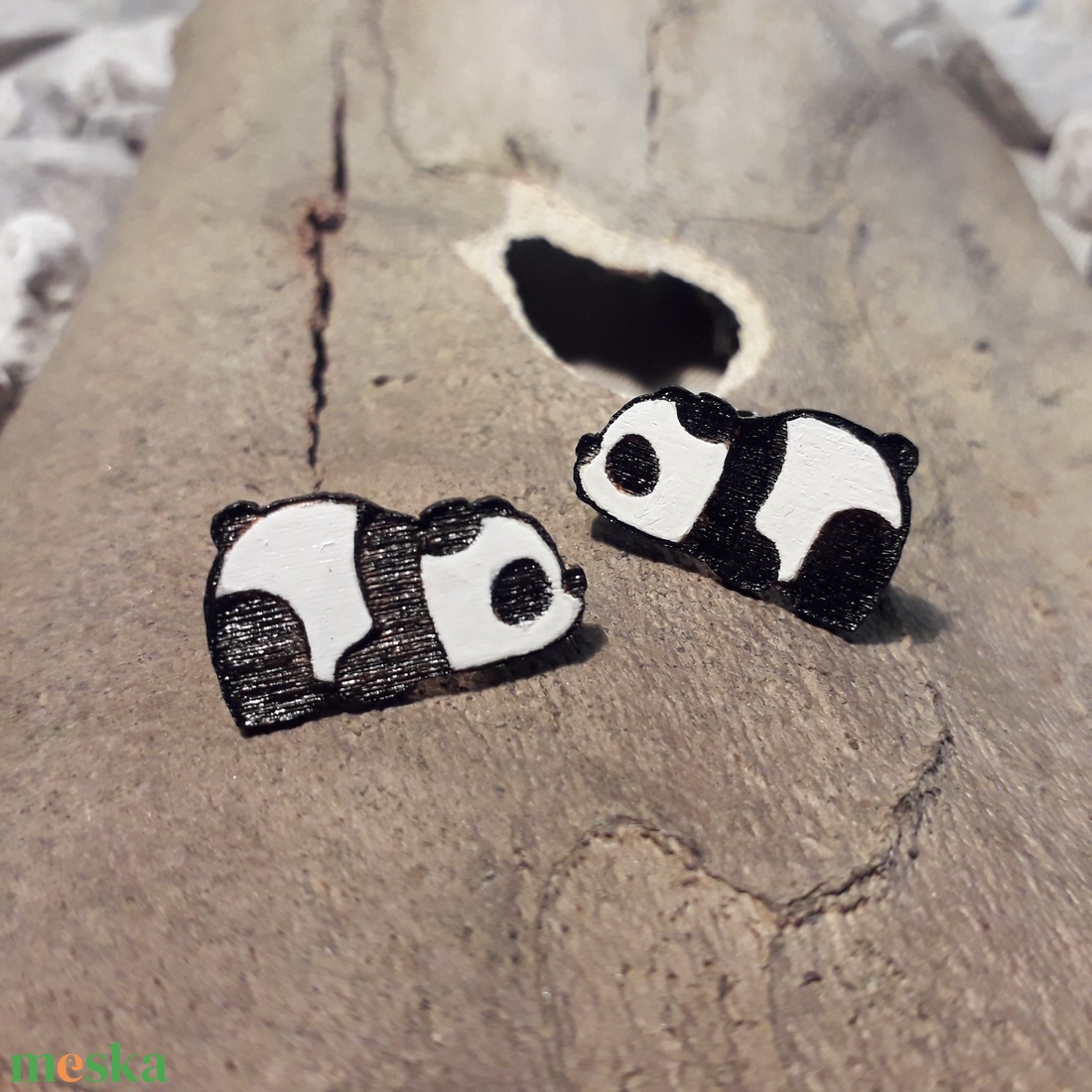 Panda fülbevaló - ékszer - fülbevaló - fülékszer - Meska.hu Panda fülbevaló - ékszer - fülbevaló - fülékszer - Meska.hu