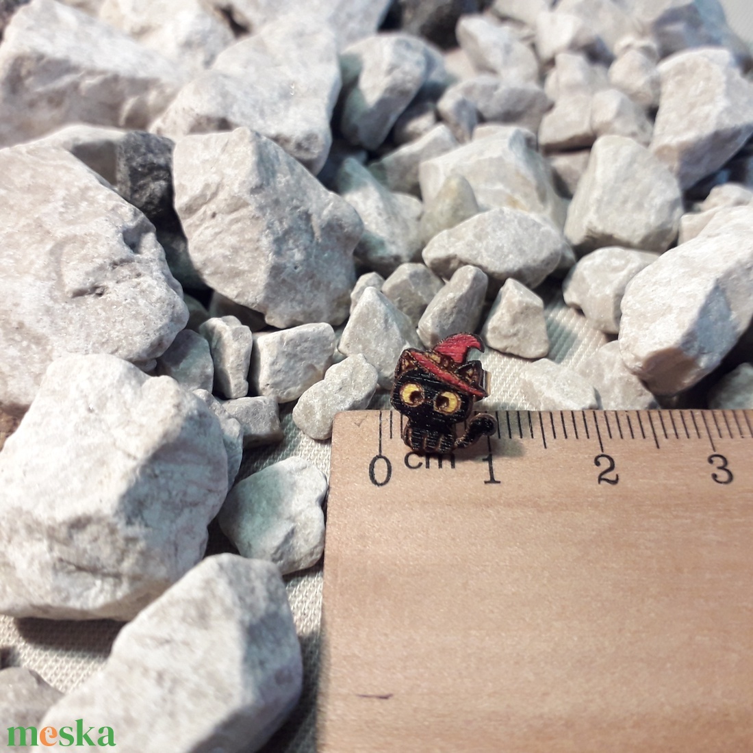 Boszorkány macska fülbevaló - ékszer - fülbevaló - fülékszer - Meska.hu