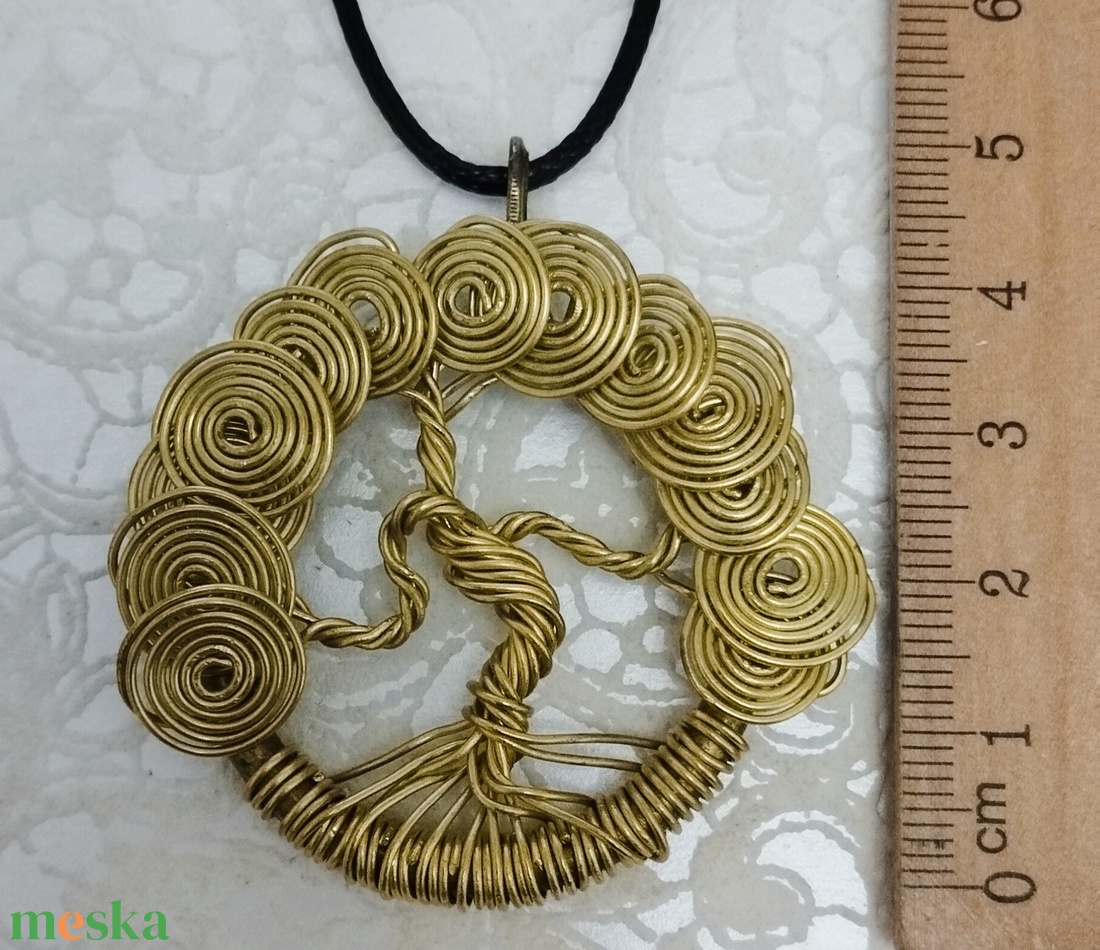 Réz életfa medál - ékszer - nyaklánc - medál - Meska.hu