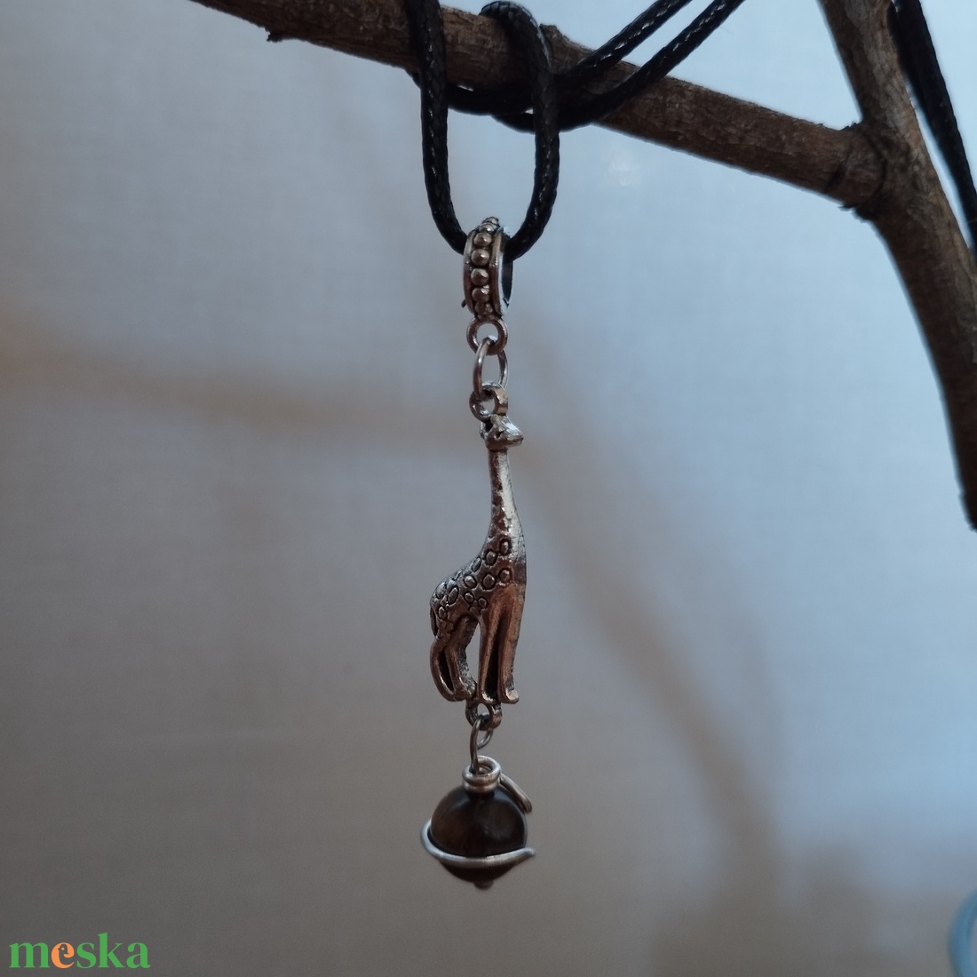 Zsiráf medál - ékszer - nyaklánc - medál - Meska.hu