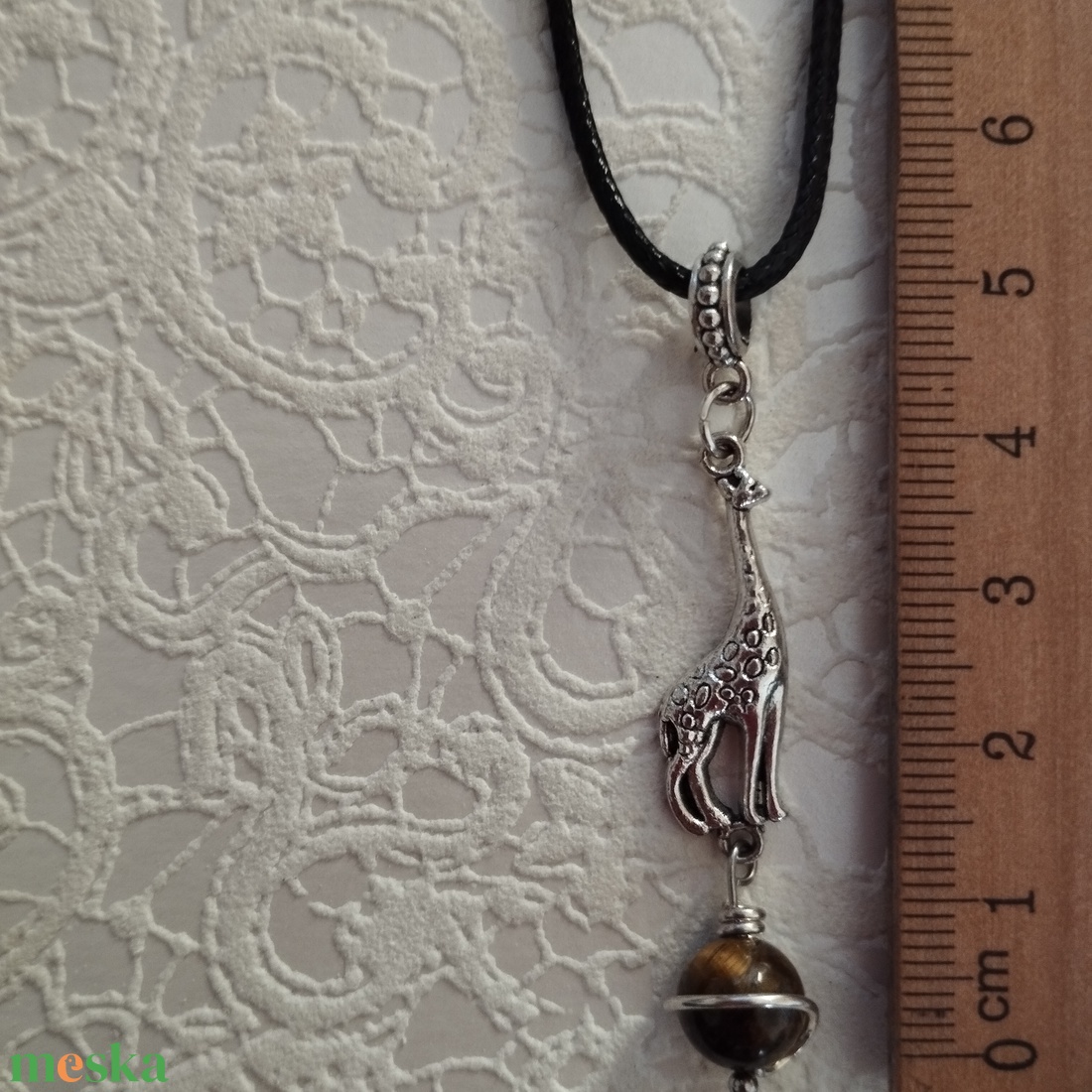 Zsiráf medál - ékszer - nyaklánc - medál - Meska.hu