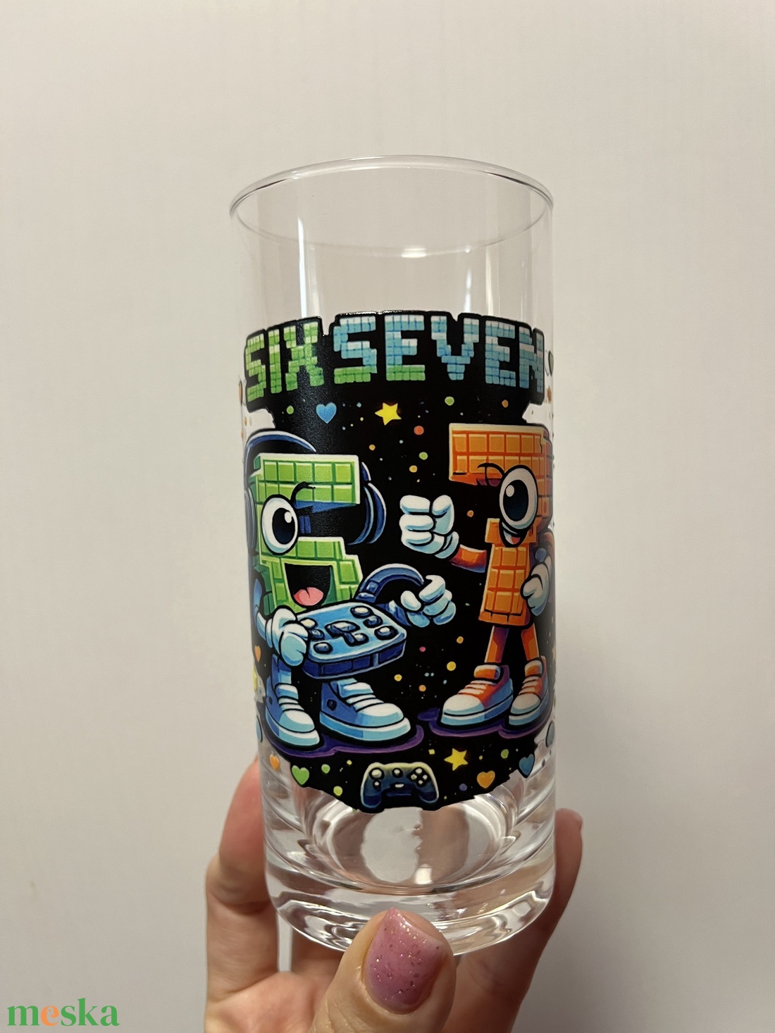 Six seven pohár  - otthon & életmód - konyhafelszerelés, tálalás - tálalás - pohár - Meska.hu