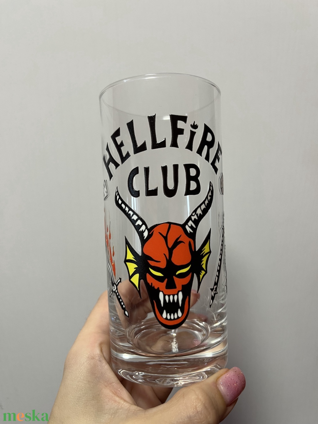 Stranger Things pohár  - otthon & életmód - konyhafelszerelés, tálalás - tálalás - pohár - Meska.hu