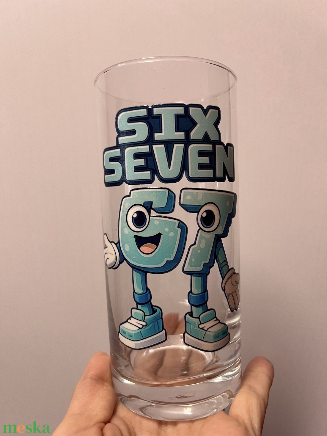 Six seven pohár  - otthon & életmód - konyhafelszerelés, tálalás - tálalás - pohár - Meska.hu