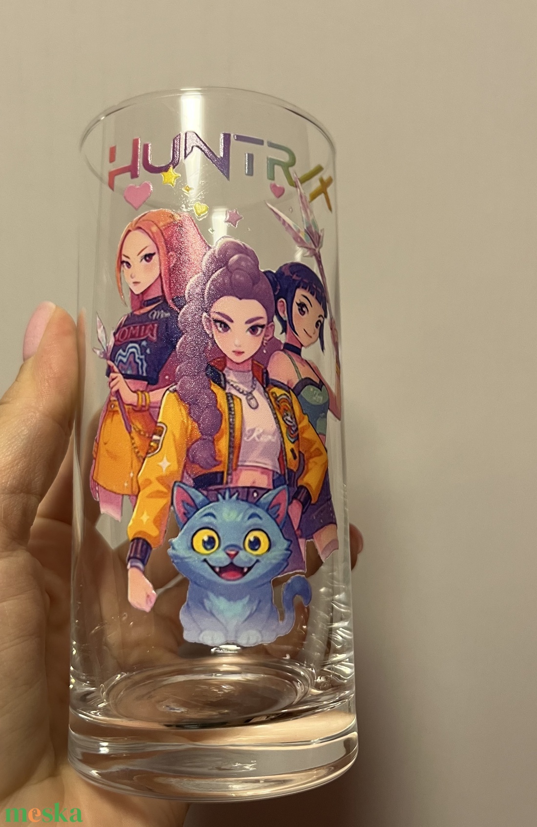 Kpop Demon Hunters pohár  - otthon & életmód - konyhafelszerelés, tálalás - tálalás - pohár - Meska.hu