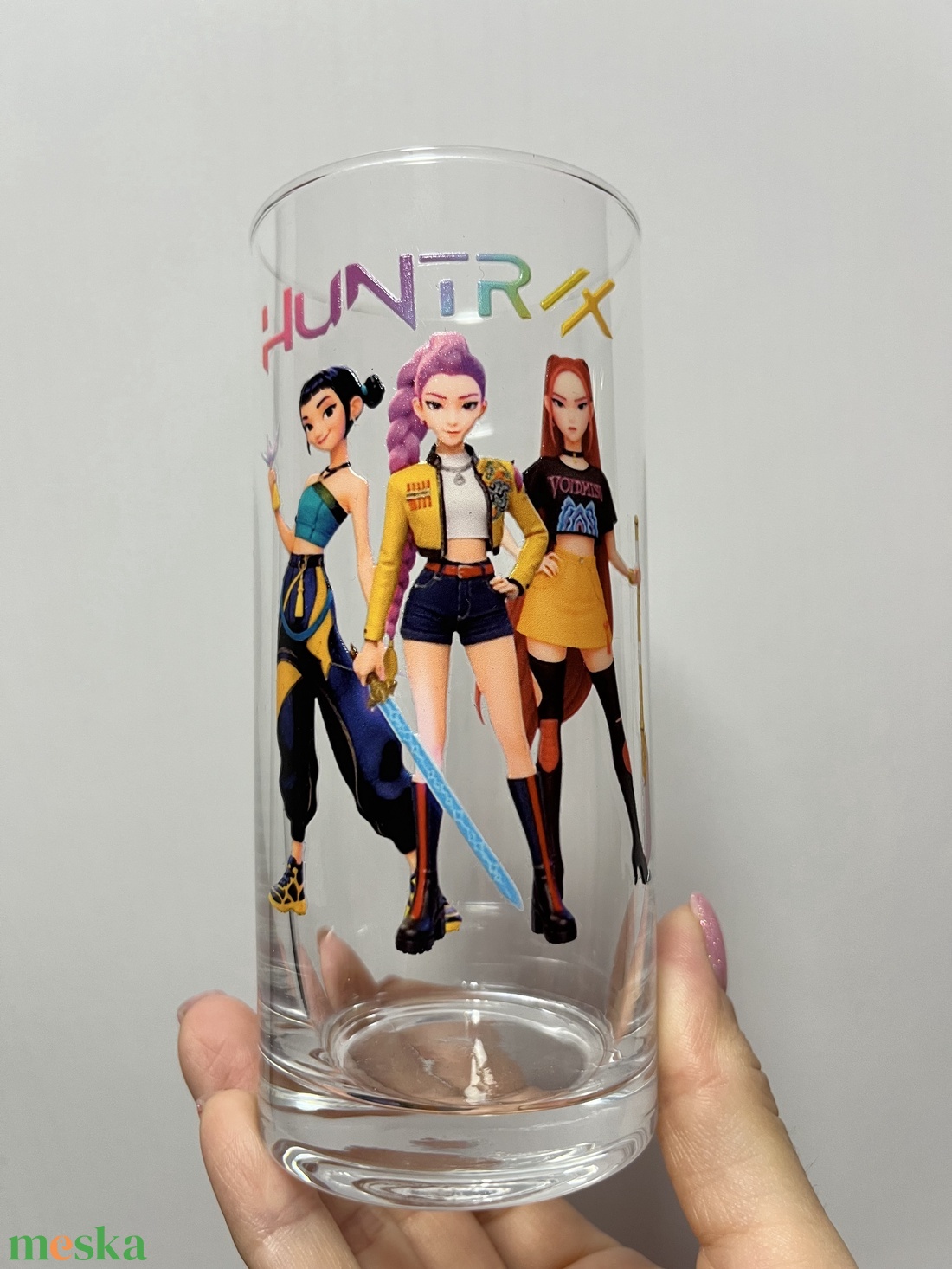 Kpop Demon Hunters pohár  - otthon & életmód - konyhafelszerelés, tálalás - tálalás - pohár - Meska.hu