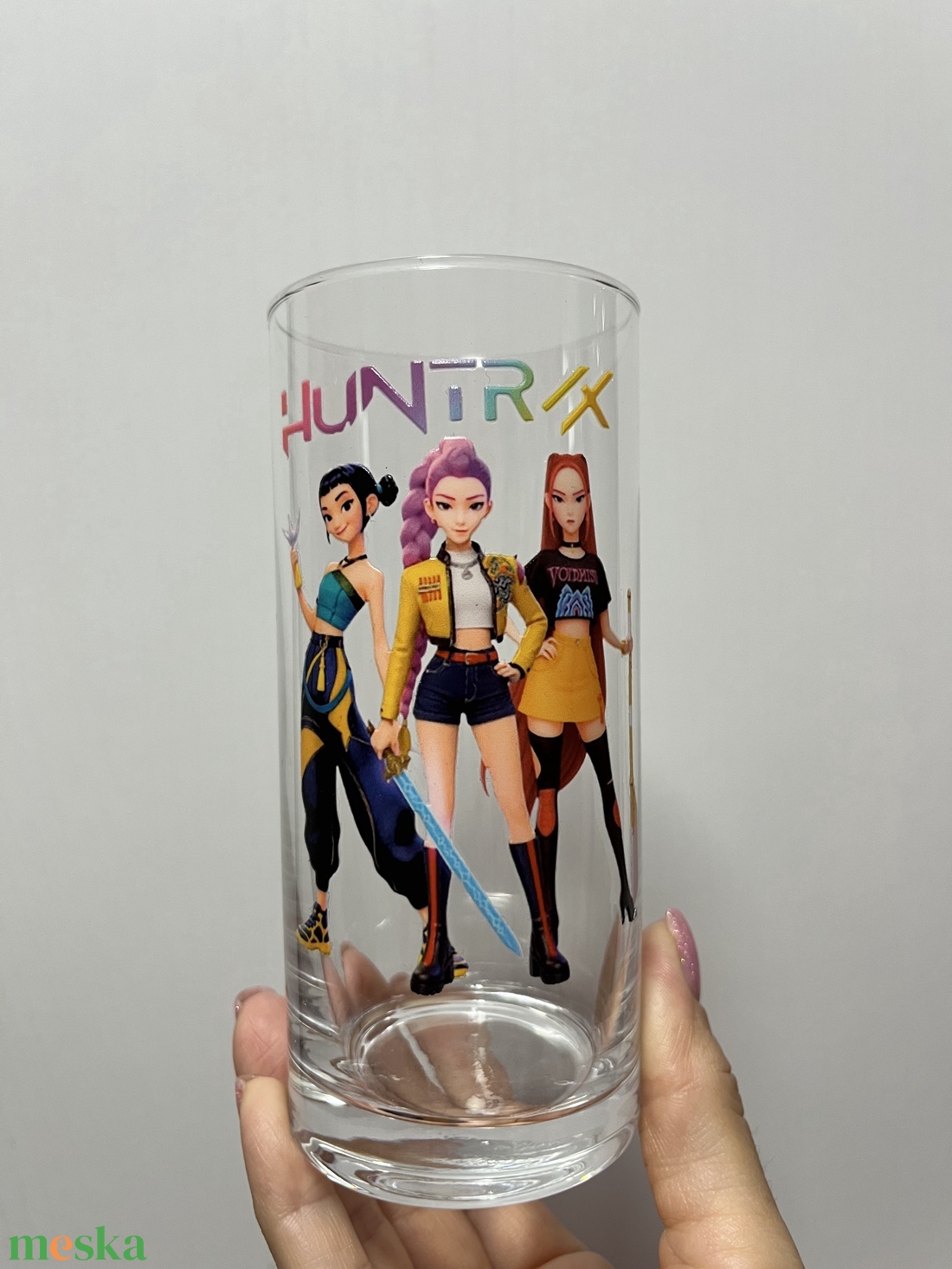 Kpop Demon Hunters pohár  - otthon & életmód - konyhafelszerelés, tálalás - tálalás - pohár - Meska.hu