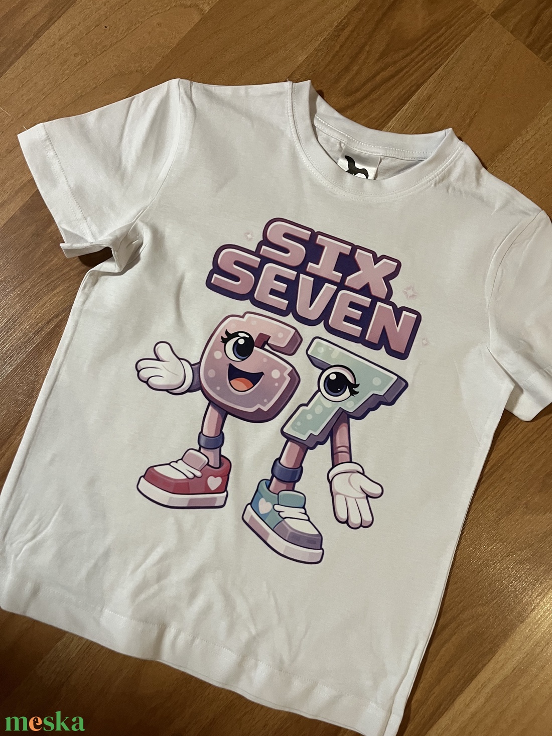 Six seven póló  - ruha & divat - gyerekruha - póló - Meska.hu
