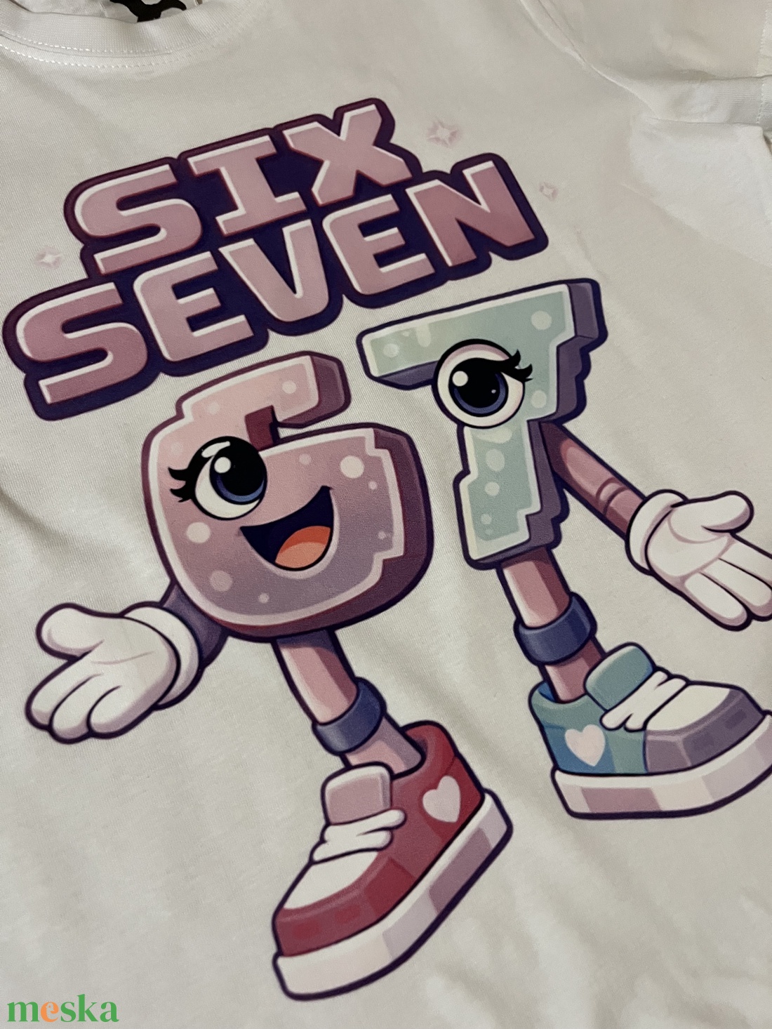 Six seven póló  - ruha & divat - gyerekruha - póló - Meska.hu