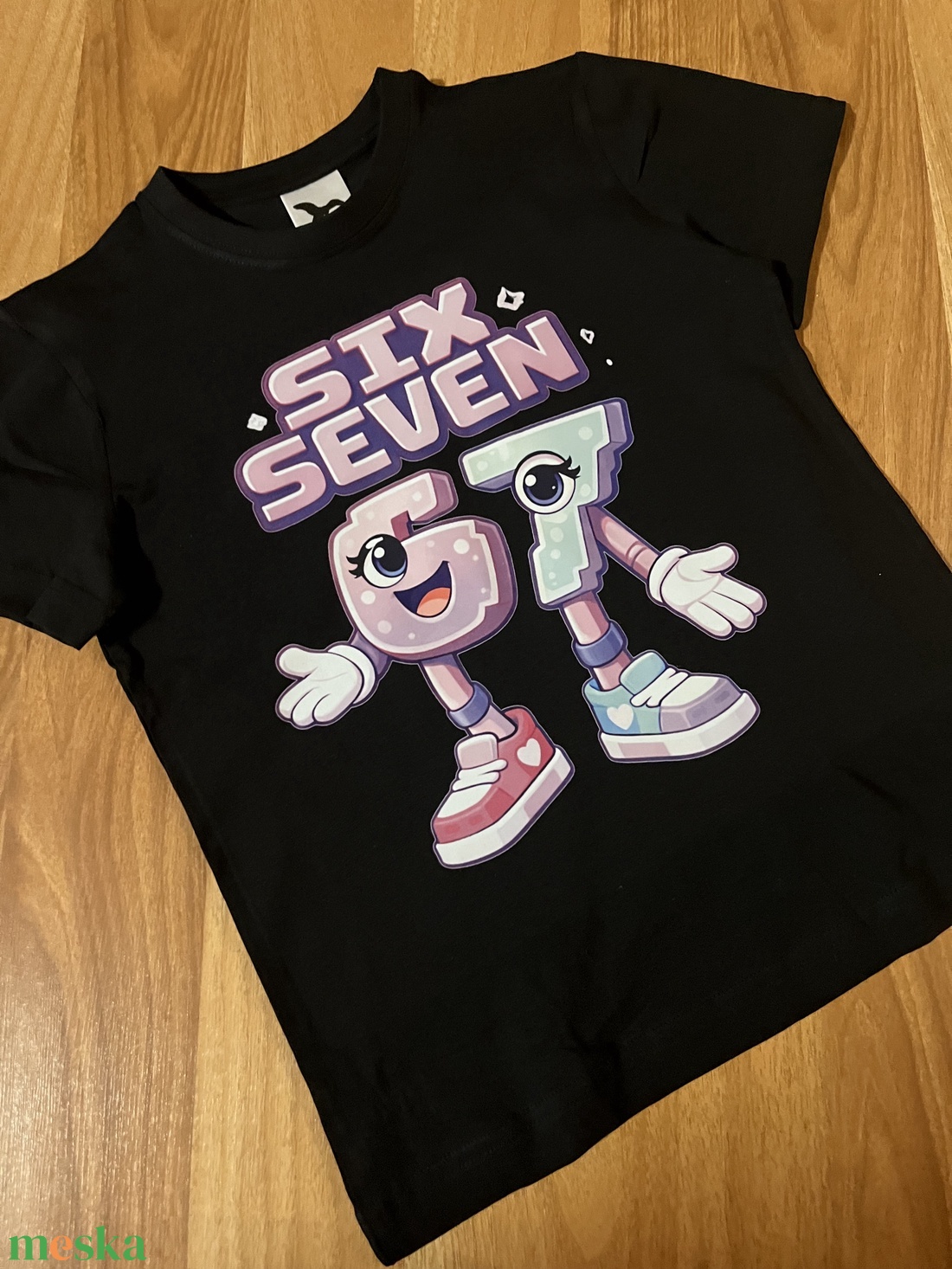 Six seven póló  - ruha & divat - gyerekruha - póló - Meska.hu