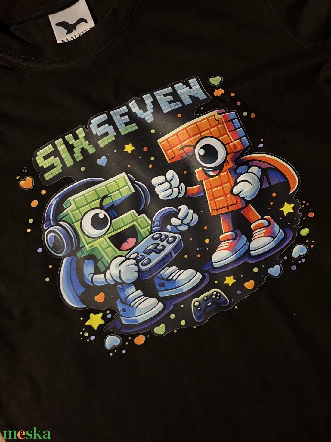 Six seven póló  - ruha & divat - gyerekruha - póló - Meska.hu