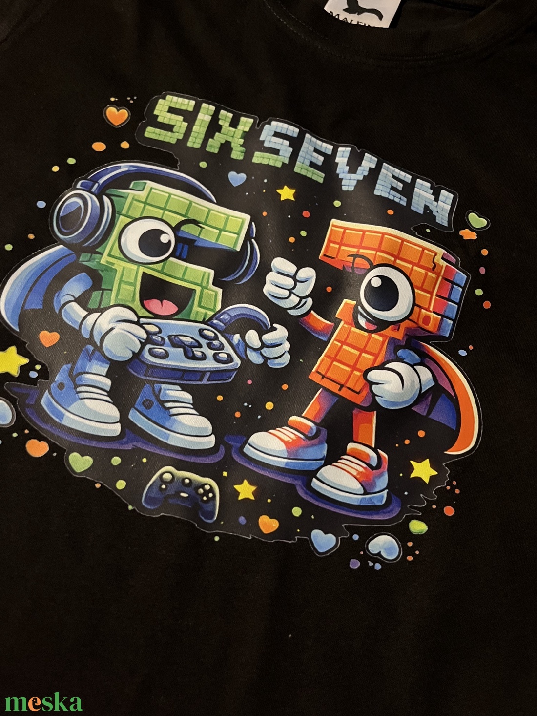 Six seven póló  - ruha & divat - gyerekruha - póló - Meska.hu