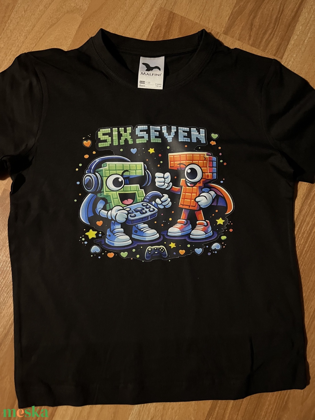 Six seven póló  - ruha & divat - gyerekruha - póló - Meska.hu