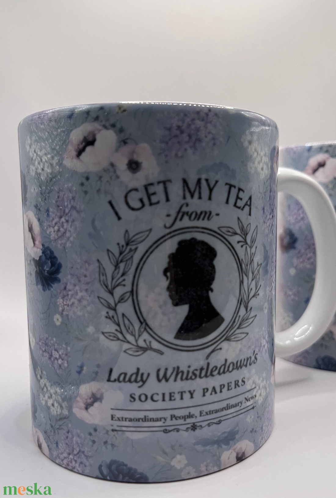 Bridgerton bögre  - otthon & életmód - konyhafelszerelés, tálalás - tálalás - bögre & csésze - Meska.hu