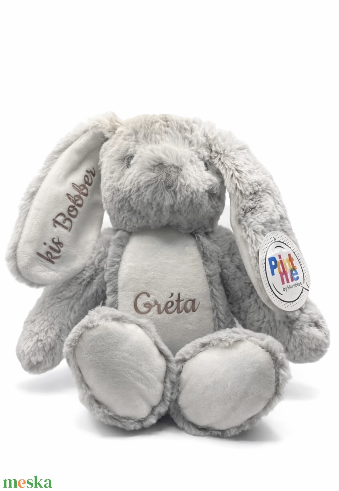 Egyedi névre szóló plüss  - játék & sport - plüssállat & játékfigura - nyuszi - Meska.hu