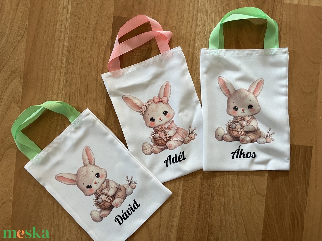 Húsvéti tojás gyűjtő tasak  - ünnepi díszek, dekorációk - húsvéti díszek és dekorációk - húsvéti kosár - Meska.hu