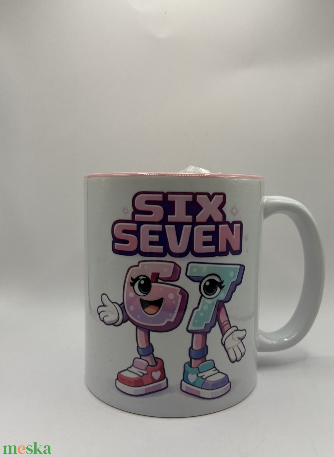 Six seven bögre  - otthon & életmód - konyhafelszerelés, tálalás - tálalás - bögre & csésze - Meska.hu