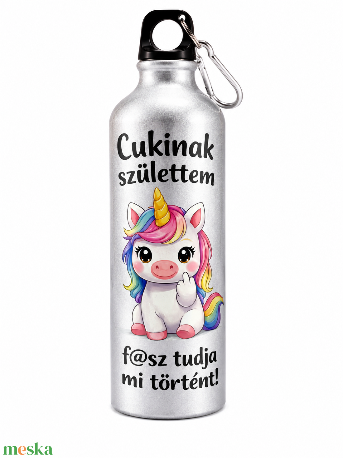 Vicces fém kulacs  - otthon & életmód - konyhafelszerelés, tálalás - italos kellékek - kulacsok - Meska.hu