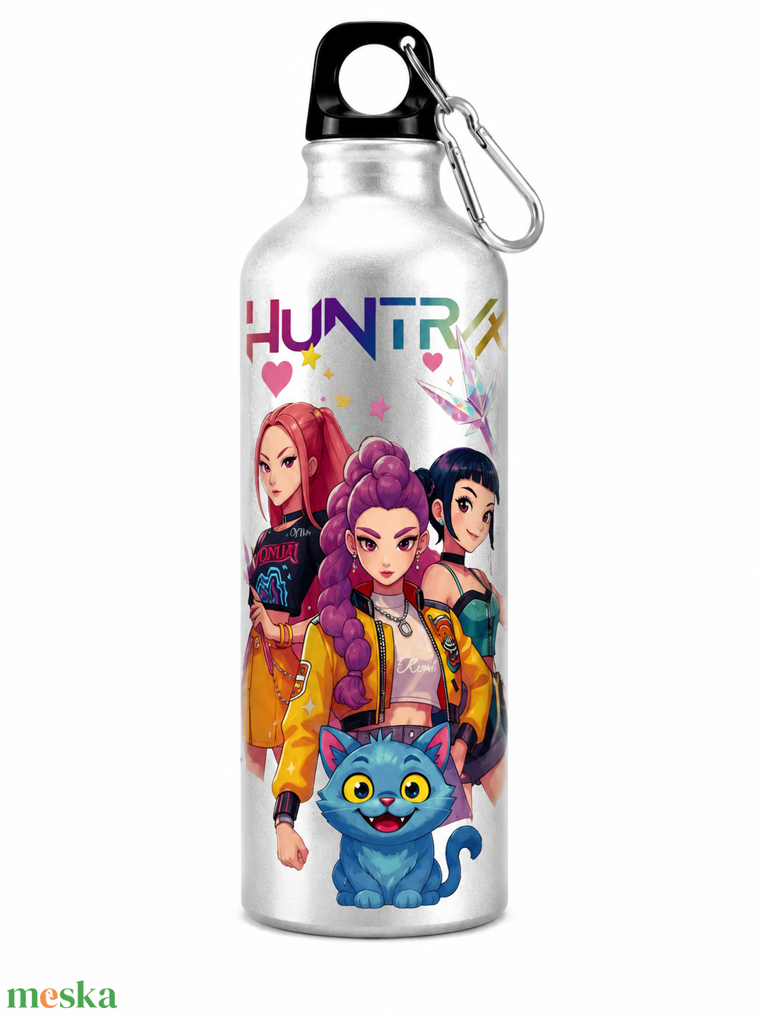 Kpop Demon Hunters fém kulacs  - otthon & életmód - konyhafelszerelés, tálalás - italos kellékek - kulacsok - Meska.hu