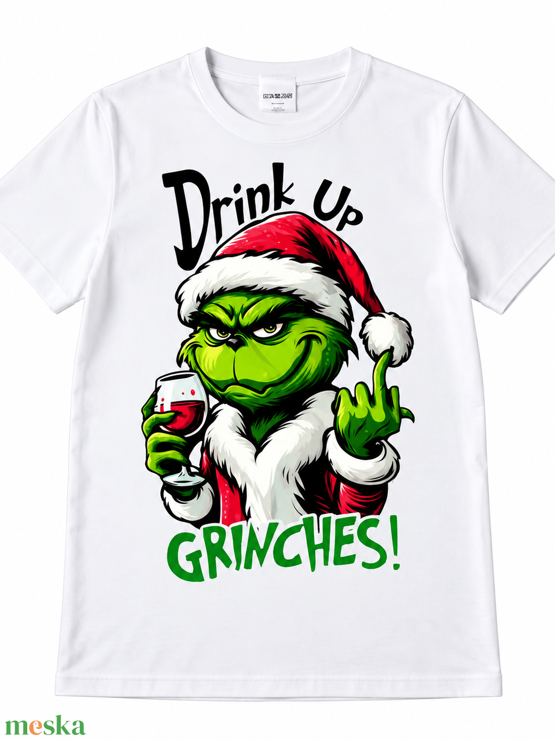 Grinch férfi póló  - karácsony - karácsonyi ruházat - karácsonyi póló & pulcsi - Meska.hu