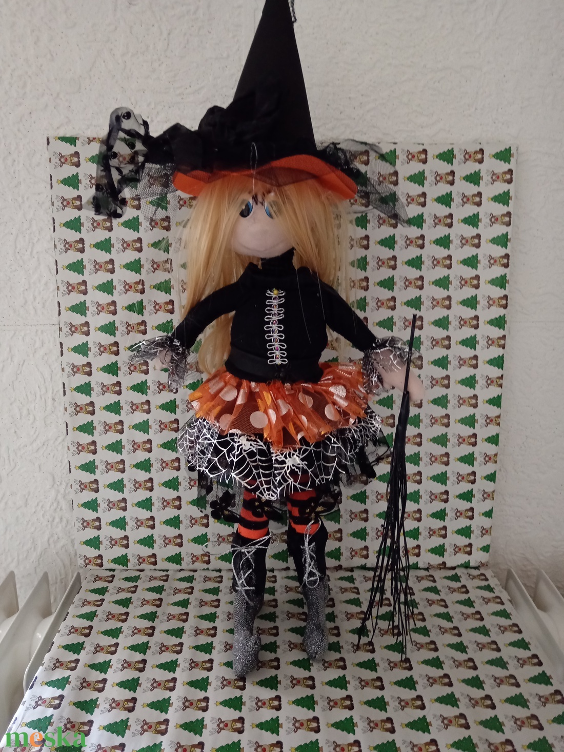 Boszorkány - otthon & életmód - dekoráció - halloween - halloweeni asztaldísz - Meska.hu