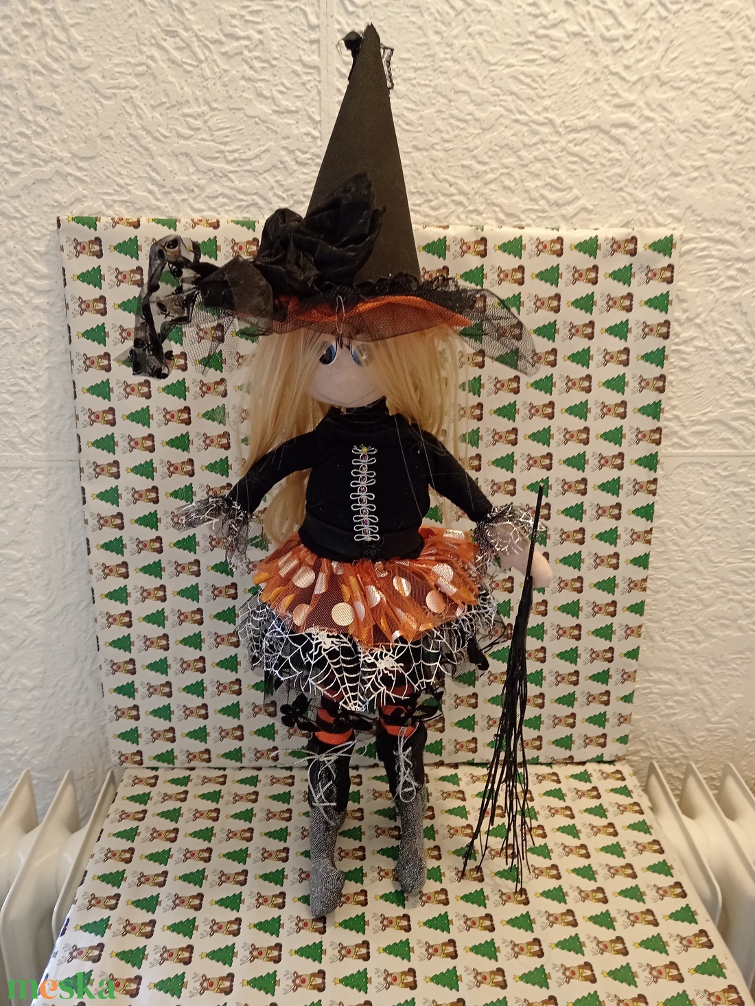 Boszorkány - otthon & életmód - dekoráció - halloween - halloweeni asztaldísz - Meska.hu