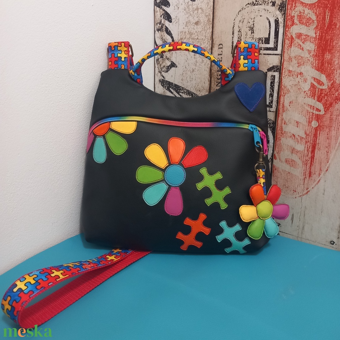 Autizmus tudatosság crossby Táska  - táska & tok - kézitáska & válltáska - tarisznya - Meska.hu