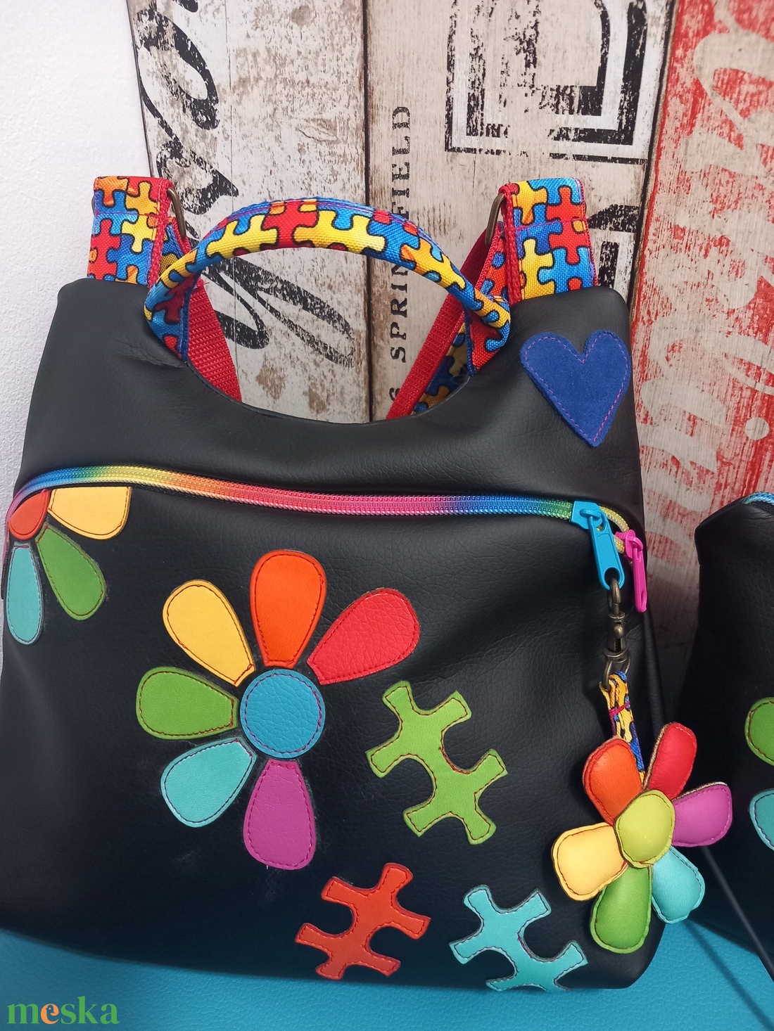 Autizmus tudatosság crossby Táska  - táska & tok - kézitáska & válltáska - tarisznya - Meska.hu