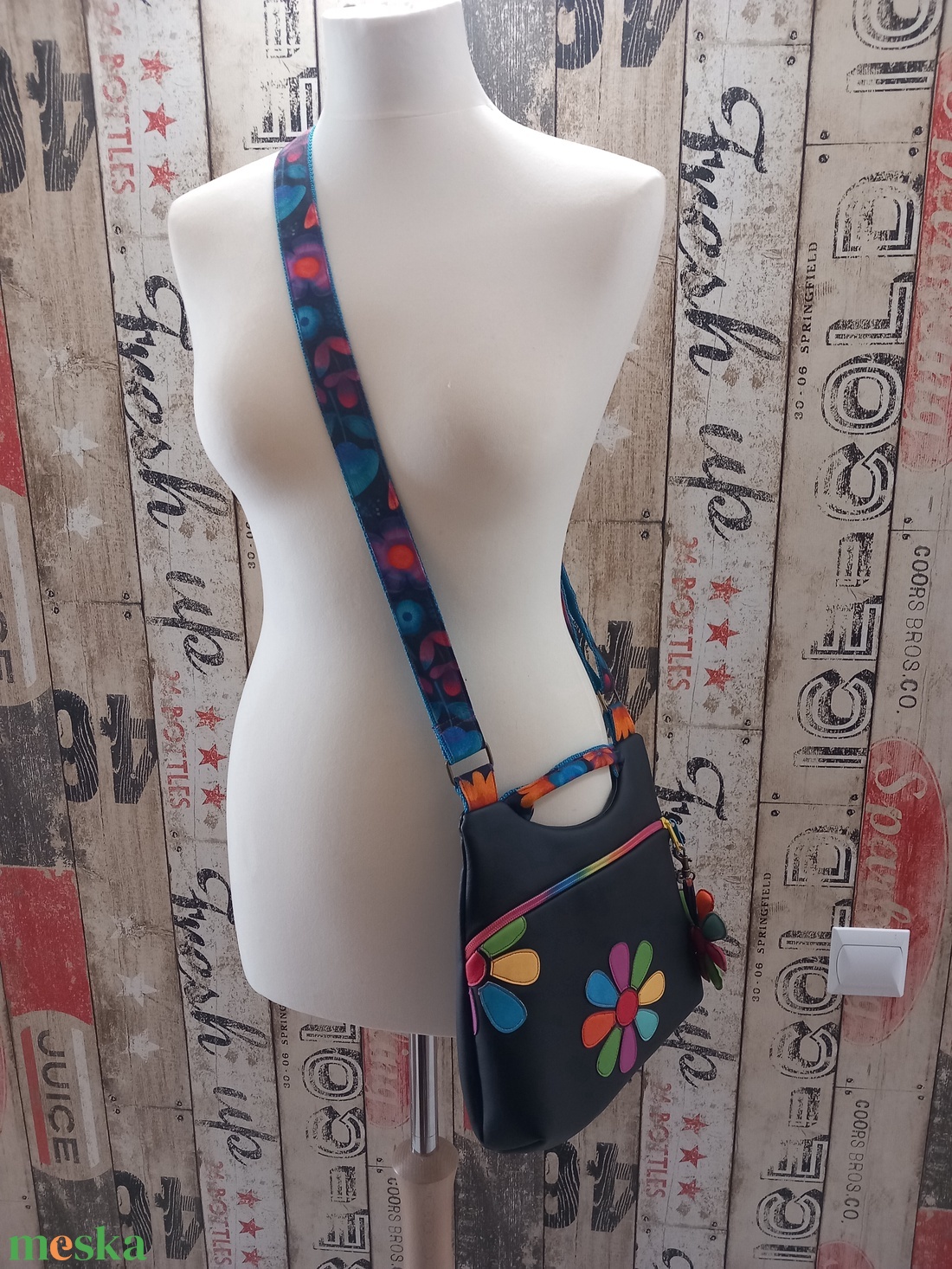 2 az egyben Flowers Flow hátizsák   és Crosby  - táska & tok - hátizsák - hátizsák - Meska.hu