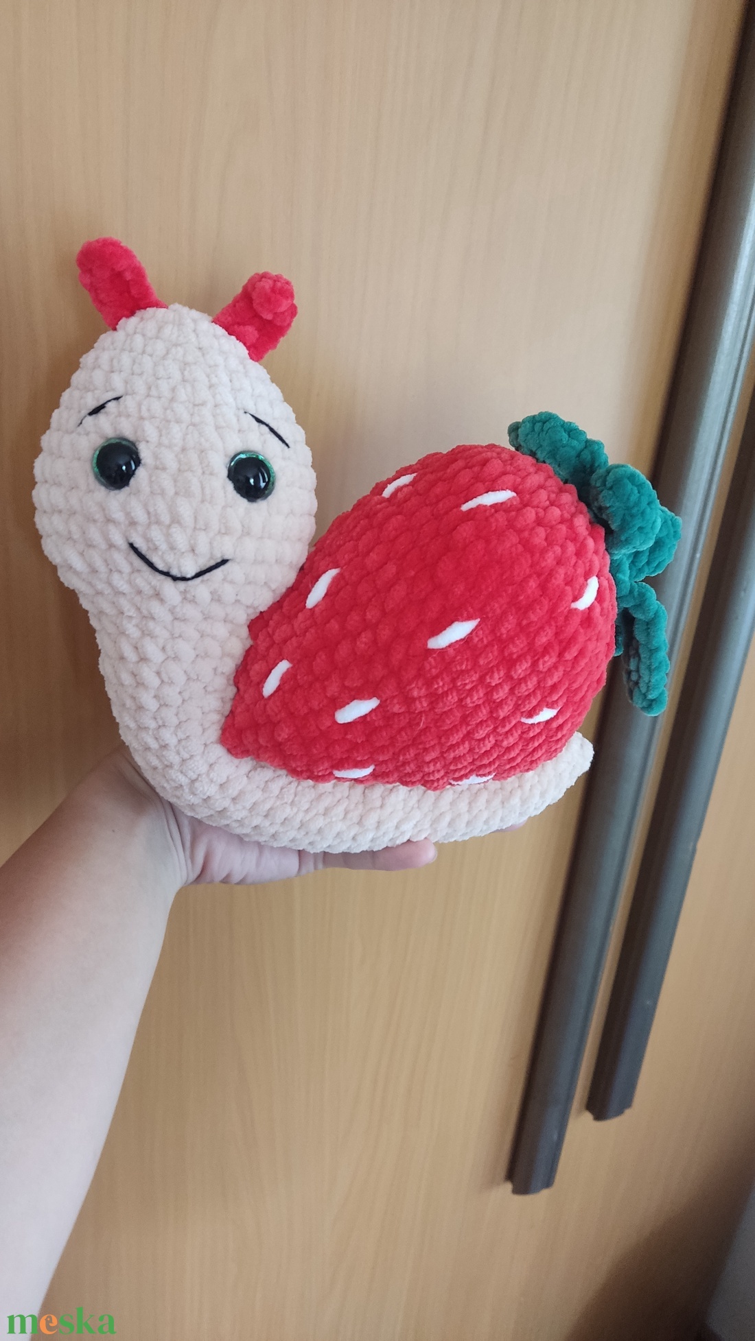 Amigurumi epercsiga - játék & sport - plüssállat & játékfigura - csiga - Meska.hu Amigurumi epercsiga - játék & sport - plüssállat & játékfigura - csiga - Meska.hu