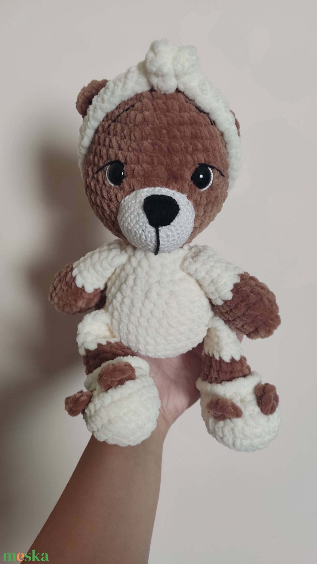 Amigurumi pizsamás maci - játék & sport - plüssállat & játékfigura - maci - Meska.hu Amigurumi pizsamás maci - játék & sport - plüssállat & játékfigura - maci - Meska.hu