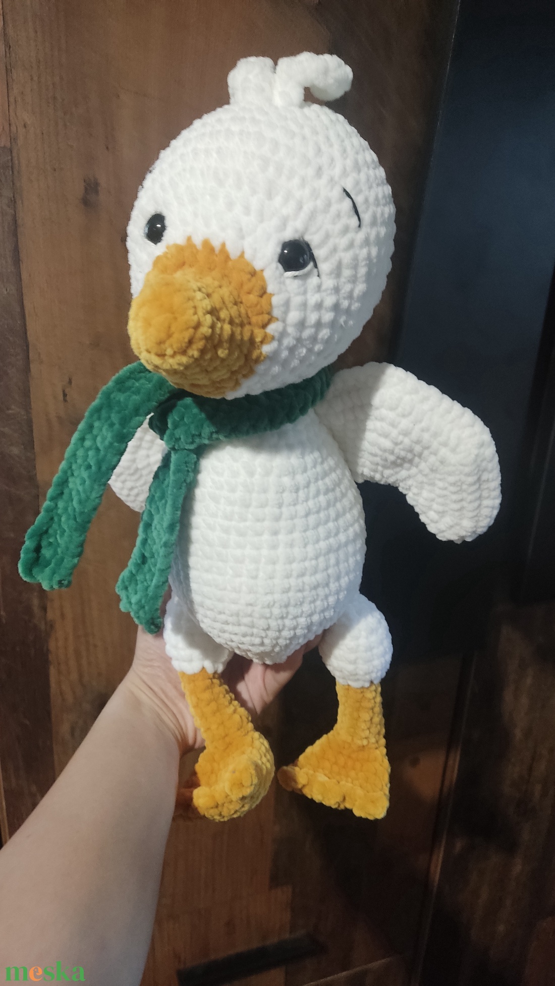 Amigurumi nagy kacsa - játék & sport - plüssállat & játékfigura - más figura - Meska.hu
