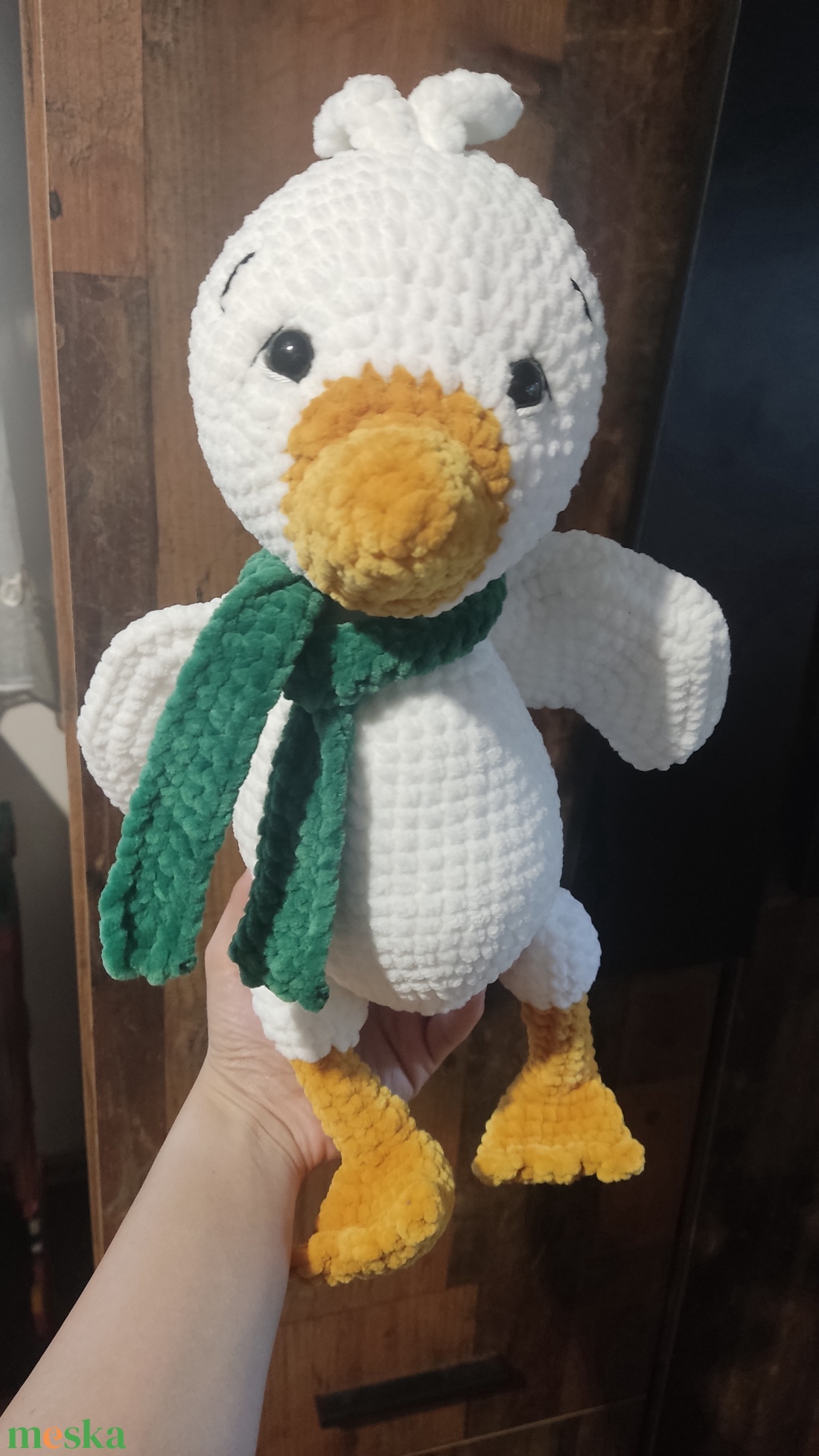 Amigurumi nagy kacsa - játék & sport - plüssállat & játékfigura - más figura - Meska.hu