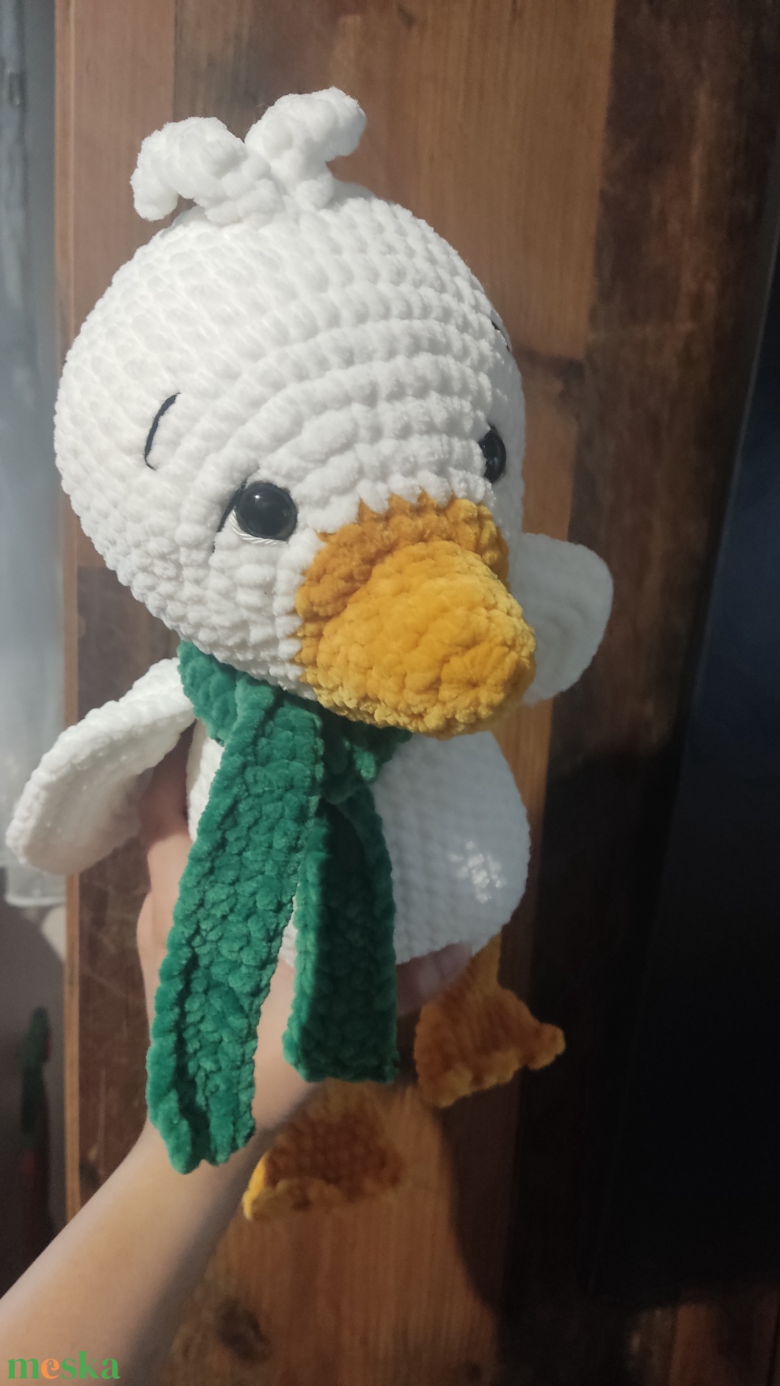 Amigurumi nagy kacsa - játék & sport - plüssállat & játékfigura - más figura - Meska.hu